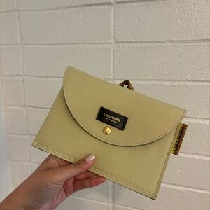 NWT Lance Pierres taboo 1 snap wallet in tahini